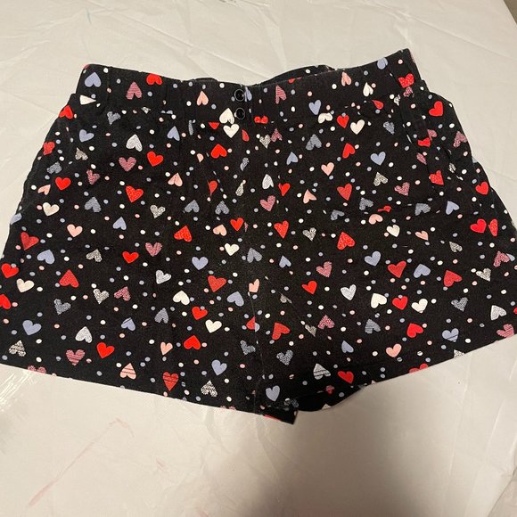 Soft Cuddl Duds Heart Shorts - Picture 1 of 2
